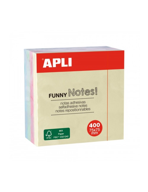 Funny Notes Bloc Pastel