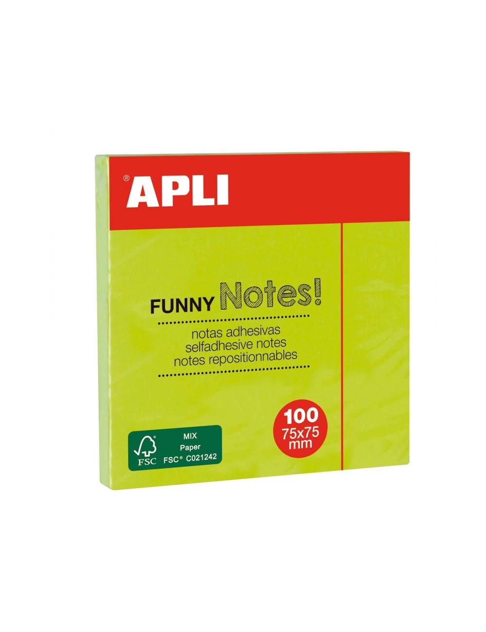 Funny Note Fluo Vert Funny Note Fluo Vert