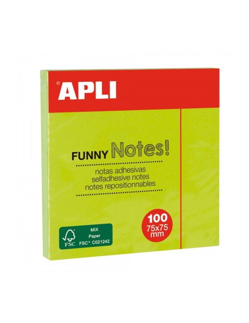 Funny Note Fluo Vert