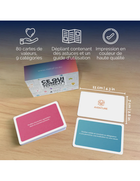 Cartes « Ce qui compte...