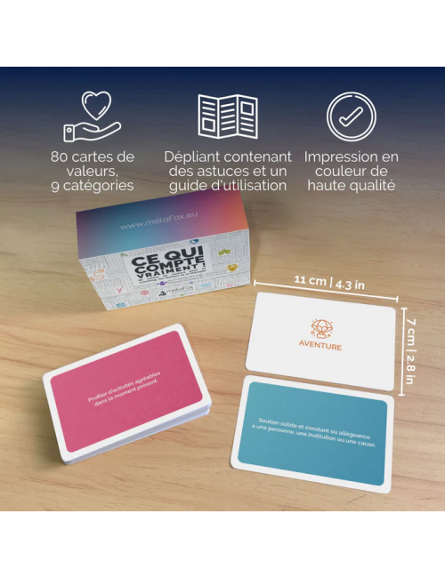 Cartes « Ce qui compte...