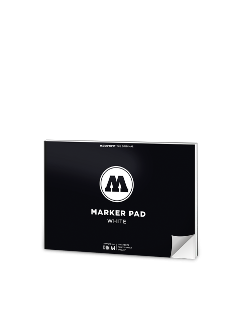 Papier noir markerpad A4...