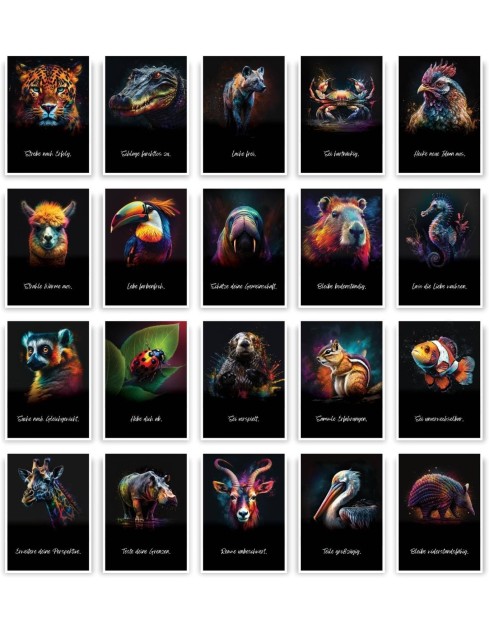 Karten A6 "Spirit Animals"...