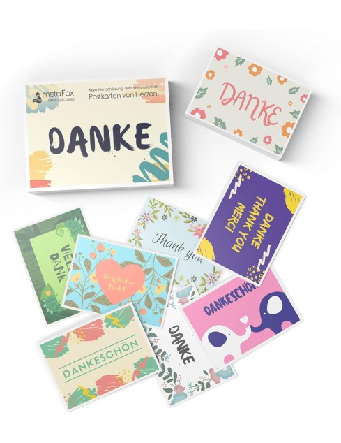 Cartes postales A6 "MERCI"...