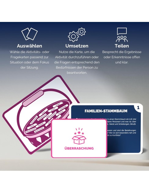 Set de grandes cartes A5...