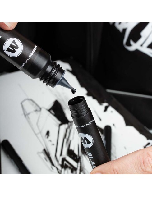 Blackliner brush marker +...