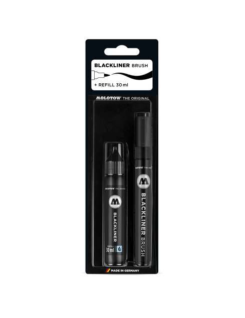 Blackliner brush marker +...