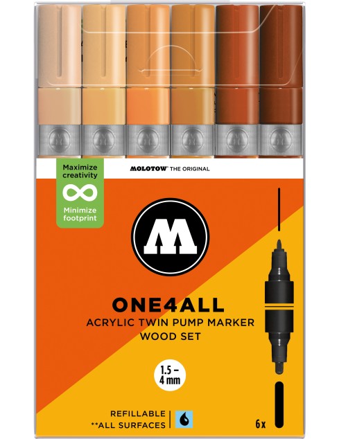 ONE4ALL Acrylic Twin Wood...