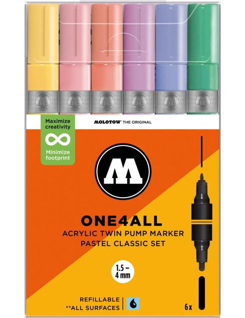 ONE4ALL Acrylic Twin Pastel...