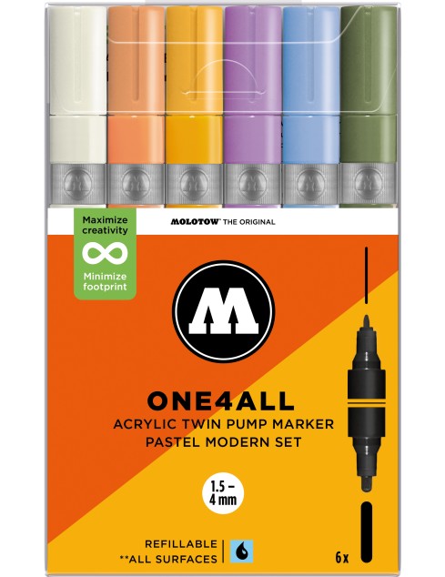 ONE4ALL Acrylic Twin Pastel...