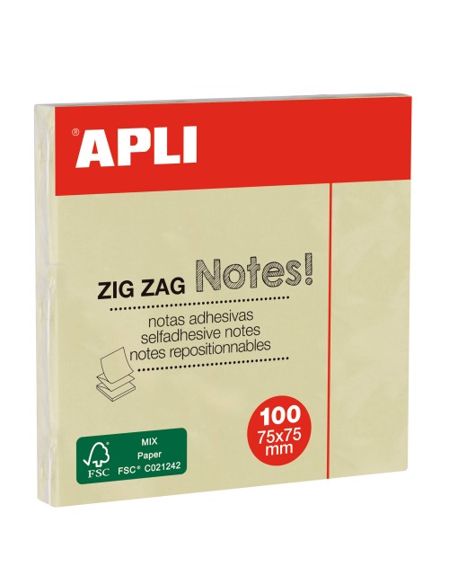 Classic Notes Jaune 75x75...